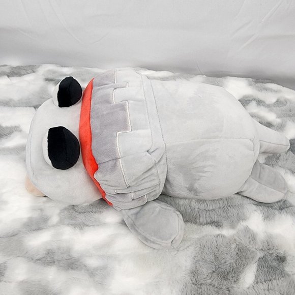 Minecraft Gray Tamed Wolf Mojang Official Dog Game Plush Toy Mattel 16" - No Tag - Picture 5 of 7